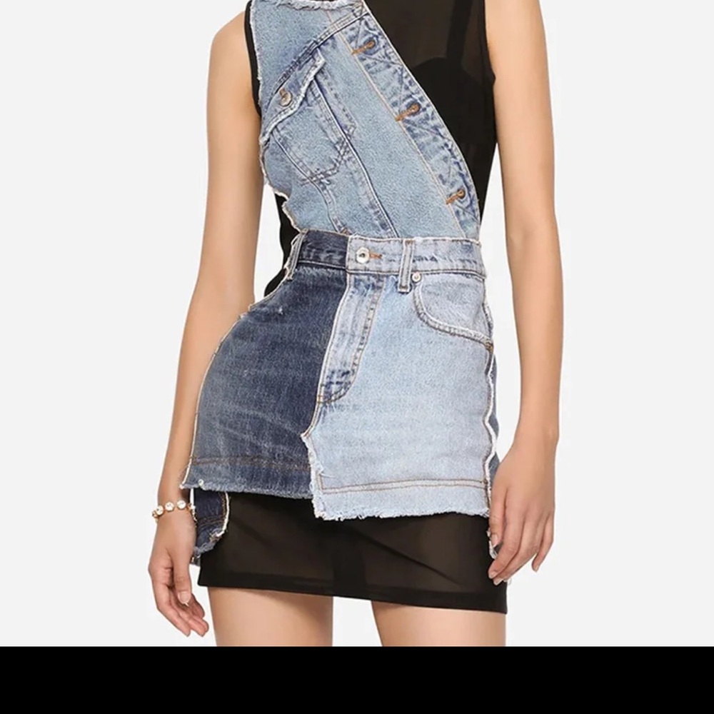 NEW WOMEN’S MINI DENIM DRESS